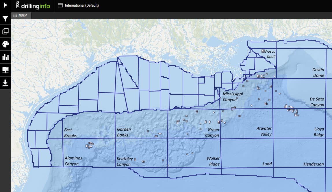 Fig 1 - Lease Sale 251 deepwater blocks receiving high bids